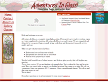 Tablet Screenshot of adventuresinglass.com